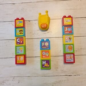 13 Replacement Letter Blocks and Walkie-Talkie for VTech Sit-to-Stand Train